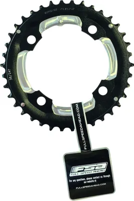 Produktbild von FSA Kettenblatt MTB Pro 4-Arm 2x 104 mm x 38 T Schwarz - präzises Schalten fü...