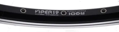 Produktbild von Felge Rodi Viper 19 28" 622x19 36-Loch 14G französisches Ventil - schwarz / CNC