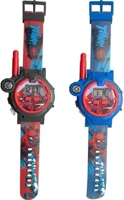Image de Montre Talkie Walkie Spiderman, Portée 100 mètres, Boussole intégrée, KIDS LICENSING SPD40156