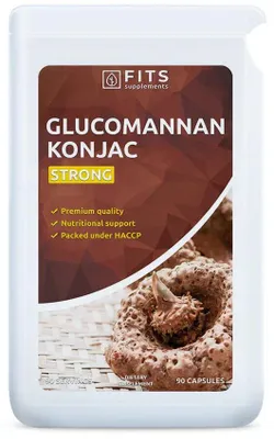 Obrázek produktu pro Glucomannan Konjac Strong 600 mg, 90 tobolek