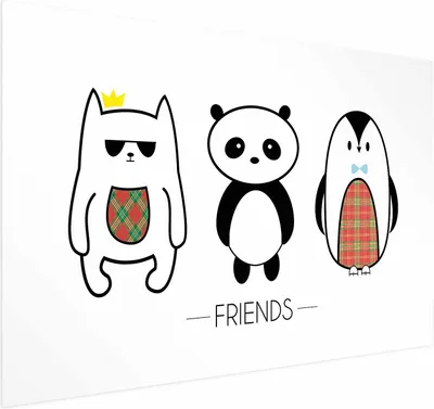 Produktbild von Posterpapier Poster - Friends 42x29.7 cm Für Kinder g-A-0153-ao-a