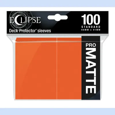 Produktbild von Ultra Pro Eclipse Matte Standard-Hüllen Kürbisorange