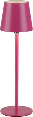 Image de JUST LIGHT BOTERIA Lampe de table LED rechargeable, lumière blanche chaude, dimmable, 2,5 W, rose, IP54, 19251-87