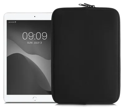 Produktbild von kwmobile Tablet Hülle kompatibel mit 9,7"-11" Tablet - Universal Neopren Tasche Cover Case - Schutzhülle Sleeve in Schwarz