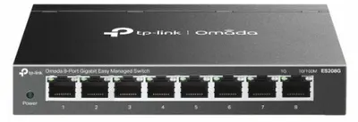 Immagine prodotto di TP-Link Omada ES208G network switch Managed L2 Gigabit Ethernet (10/100/1000) Black