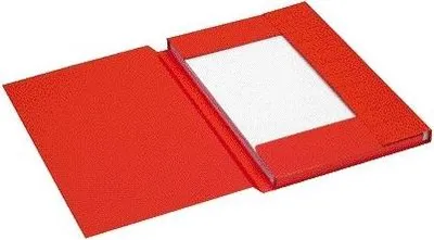 Produktbild von Jalema – Aktenmappe Folio, 3 Klappen, 100 % recycelter Karton, 250 g, rot | 25 Stück