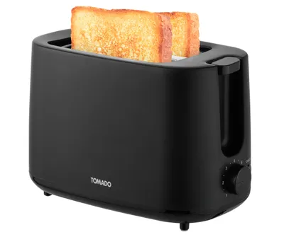 Produktbild von Tomado TBT1000B Toaster für 2 Scheiben - 7 Bräunungsstufen - 750 Watt - Schwarz