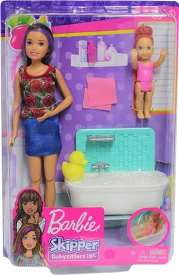 Produktbild von Barbie "Skipper Babysitters Inc." Puppen und Bad Spielset