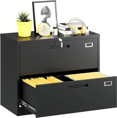 Produktbild von Ladeblock – Ladenschrank – Aktenschrank – Hängeregister-Schrank – Seitenschrank – Mit Schloss und 2 Schubladen