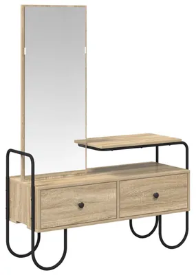 Immagine prodotto di vidaXL Toeletta con cassetti in legno di rovere Sonoma