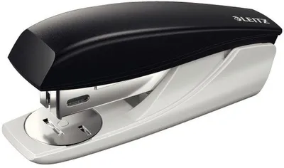 Produktbild von Leitz 55016095, 25 Blätter, Schwarz, 26/6, Kunststoff, 80 g/m², 4 cm