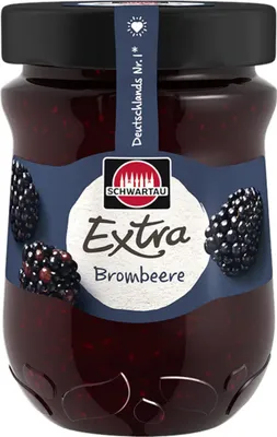 Produktbild von Schwartau Extra Brombeere Frühstück Fruchtaufstrich vegan 340g