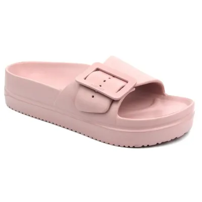 Produktbild von Damen-Schaumstoff-Plateausandalen mit Schnalle Big Star NN274A663 Rosa 41