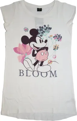 Produktbild von Disney Mickey Maus Damen kurzarm Schlafshirt Pyjama Oberteil – Bunt / S