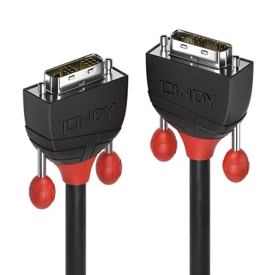 Produktbild von LINDY DVI-D Single Link Kabel Black Line 2m
