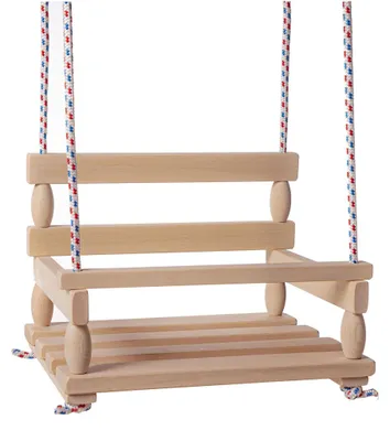 Immagine prodotto di Altalena in legno naturale 38x30cm portata 80kg in sacchetto