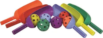 Produktbild von Spordas Scoop Set - 6 bunte Schläger und Bälle für Outdoor-Spiele