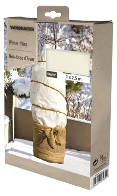Produktbild von Windhager Winterschutz für Pflanzen Vlies 1 x 2,5 m weiß
