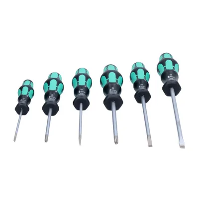Produktbild von Wera 334/6 Kraftform, Schwarz, Grün