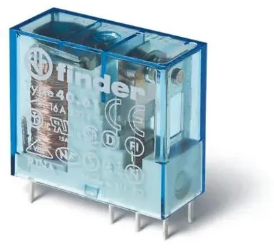 Image de F40-61-9-024-0000 Relais miniature 16A 1P 24V DC pour circuits imprimés et supports