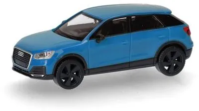 Obrázok produktu pre Herpa 028677-003 – Audi Q2 v mierke 1:87, turbomodrá –