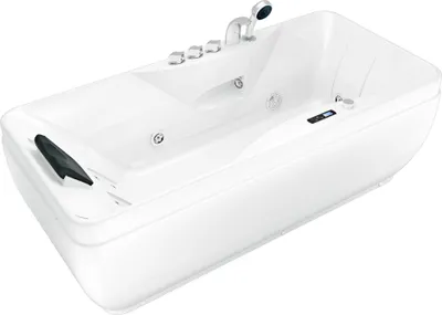 Produktbild von Whirlpool Pool Badewanne Wanne W49-PL-SC 170x80cm mit Farblicht, aktive Schlauch-Reinigung