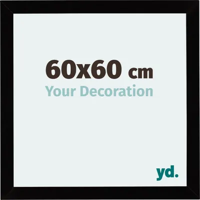 A graphic displaying product size and a tagline.