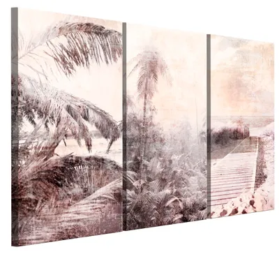 Produktbild von LUMASOUL Leinwand Bilder, Leinwandbild Natur Motiv, Wandbilder Holzrahmen, Bilder 90x60cm Strand 5 Meerlandschaft 09