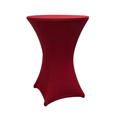 Produktbild von LUMALAND Stehtischhusse Tisch Bezug Husse - Ø 80-85cm - Rot