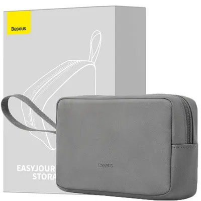 Zdjęcie produktu dla Baseus Easyjourney Series Mała Torba Podróżna Pokrowiec Etui Na Telefon Słuchawki I Inne Drobiazgi Szara