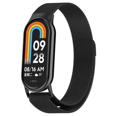 Produktbild von Milánsky náramok na hodinky s magnetickým uzáverom Xiaomi Mi Band 8 Black