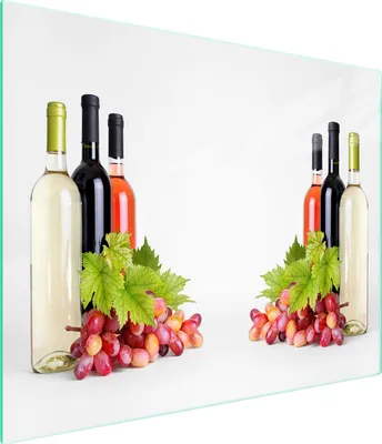 Obrázok produktu pre Sklenená doska na krájanie 52x30 víno