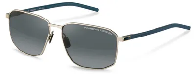 Produktbild von Porsche Design P8989 Gold, blue 61/15/145 Herren Sonnenbrillen