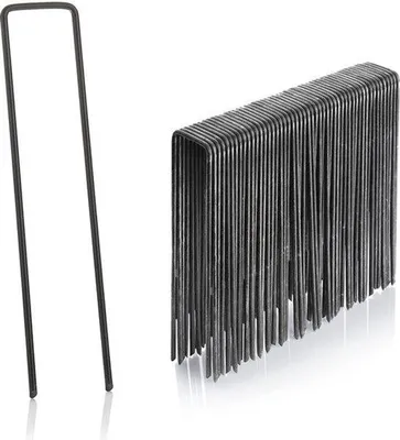 Zdjęcie produktu dla 50 sztuk kotew stalowych, długość 150 mm, szerokość 25 mm, średnica 2,9 mm