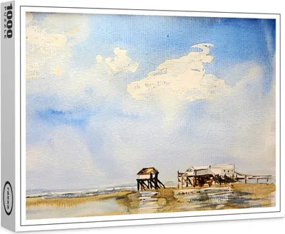 Produktbild von raxxa Premium-Puzzle "An der Nordsee", 1000 Teile