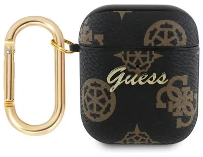 Obrázek produktu pro Guess GUA2PG4GPK Apple AirPods 1/2 kryt 4G Hook černý