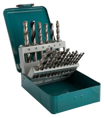 Image de Set de 18 forets mixtes MAKITA D-47173 - bois, métal, maçonnerie