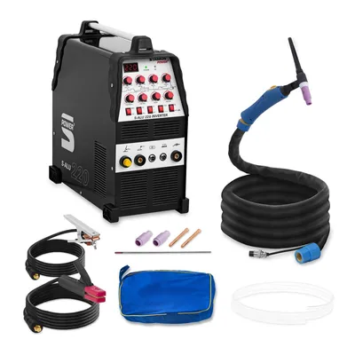 Obrázek produktu pro Svářečka Stamos Power ² TIG - AC/DC - MMA - 220 A - 230 V - MOSFET - Pulzní - Svařování hliníku