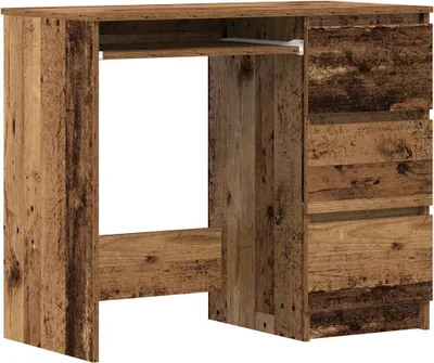 Zdjęcie produktu dla Biurko Stare Drewno 90X45X76 Cm Drewno Klejone Lumarko! Lumarko!