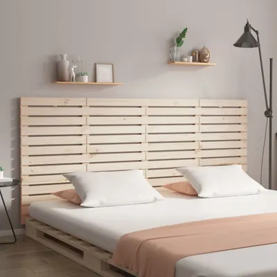 Produktbild von "2026 Promotion" Wand-Kopfteil 156x3x91,5 cm Massivholz Kiefer - Bettkopfteil CC29065