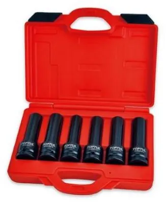 Produktbild von TOPTUL Steckschlüsselsatz Knarenkasten JGAI0602 110mm Chrom-Molybdänstahl