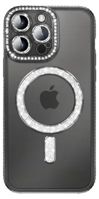 Produktbild von Avizar, Hülle für iPhone 14 Pro Max MagSafe-Kompatibel mit Strassrand, Schwarz