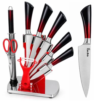Image de Haus Roland HOME ELEMENTS-HR Set de couteaux - 9 pièces