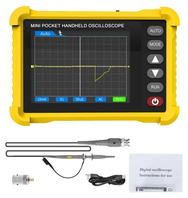 Digitaloszilloskop 2,8 Zoll, 2,5 MS/s, 500 kHz, tragbar