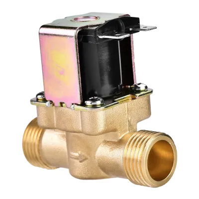 Obrázok produktu pre G1/2" DC 24V normálne uzavretý elektrický solenoidový ventil z mosadze na reguláciu vody