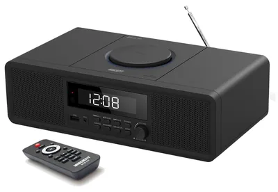 Image de Système stéréo compact Bluetooth - Noir - 20 watts de puissance - Lecteur CD