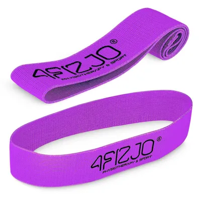 Produktbild von 4FIZJO FLEX BAND Widerstandsband für Beine, Po und Unterkörpertraining  4/5 - violett