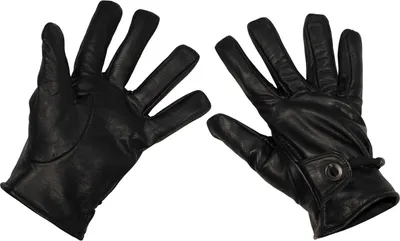 Produktbild von MFH Western-Fingerhandschuhe, Leder, schwarz