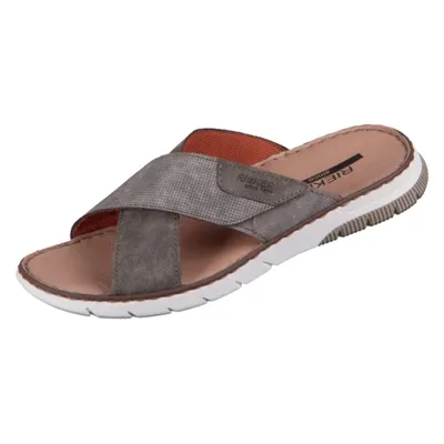 Produktbild von Rieker Herren Pantolette Klettverschluss Clog 25283, Größe:41 EU, Farbe:Mehrfarbig
