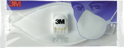 Produktbild von 3M Respirátorová maska 9322 Úroveň ochrany: FFP 2